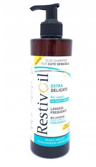 RESTIVOIL EXTRA DELICATO OLIO SHAMPOO PER CUTE SENSIBILE 400 ML - pharmaluna
