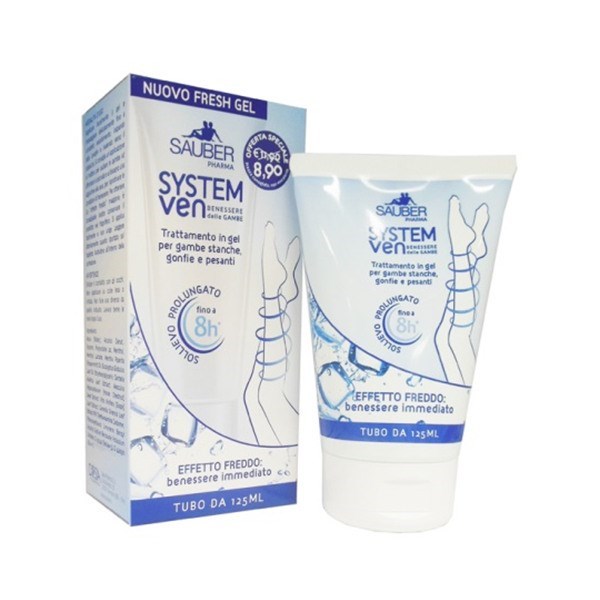 SAUBER SYSTEM VEN GEL 125 ML - pharmaluna