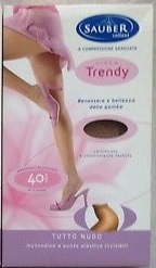 SAUBER TUTTO NUDO COLLANT TRENDY 40DEN. NERO TAGLIA 4 - pharmaluna