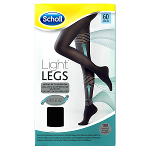 SCHOLL LIGHTLEGS 60 DENARI TAGLIA XL COLORE NERO 1 PAIO - pharmaluna