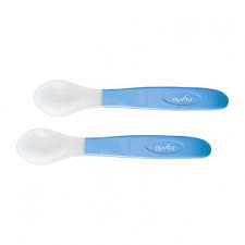 SET 2 CUCCHIAI IN SILICONE BLU - pharmaluna