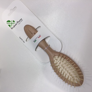 SPAZZOLA LEGNO OVALE GRANDE PICCHI LEGNO - pharmaluna