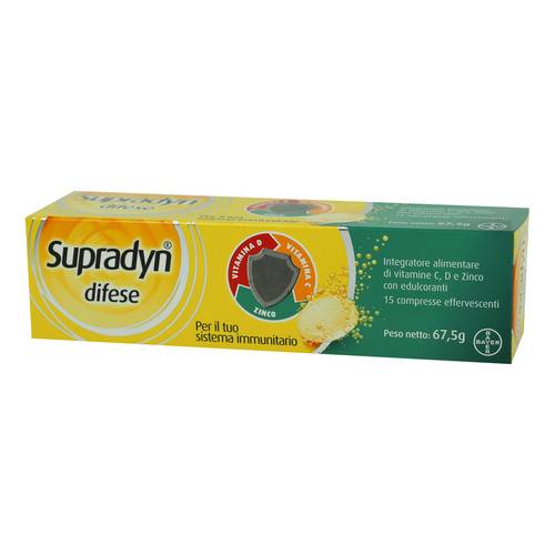 SUPRADYN DIFESE 15 COMPRESSE EFFERVESCENTI - pharmaluna