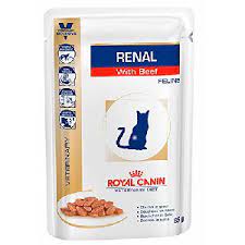 VETERINARY HEALTH NUTRITION WET CAT RENAL BEEF 12X85 G - pharmaluna