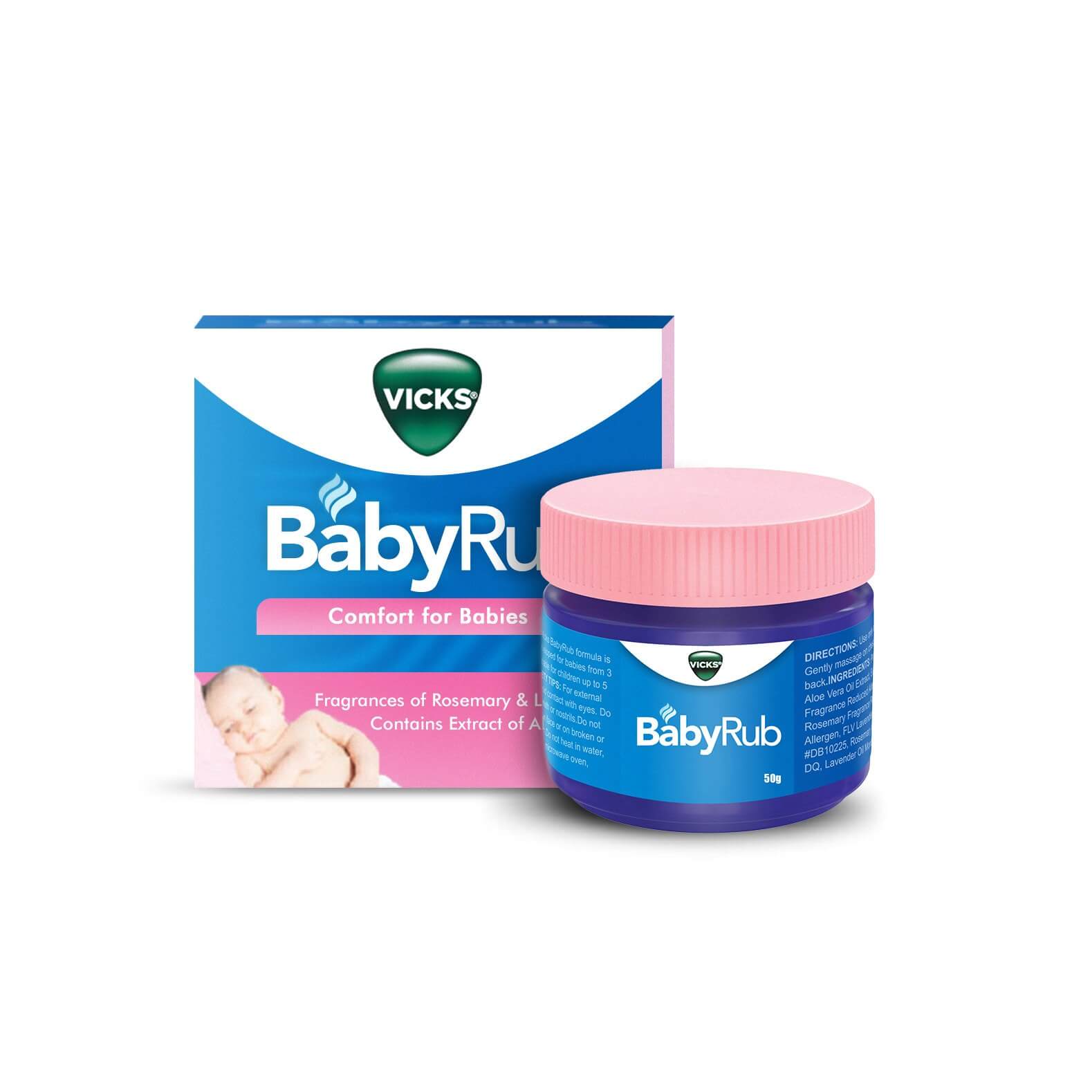 VICKS BABYRUB UNGUENTO 50 G - pharmaluna