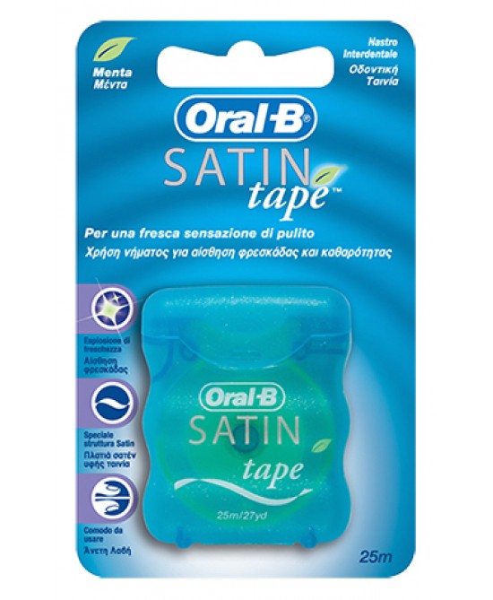 ORALB SATIN TAPE FILO INTERDENTALE 25 METRI - pharmaluna
