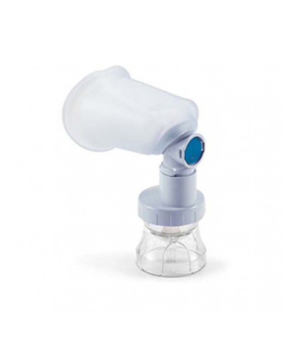 SISTEMA MODULARE NEBULA SPACER PER L'APPARATO BRONCO POLMONARE CON MASCHERA BUCCALE E AMPOLLA - pharmaluna