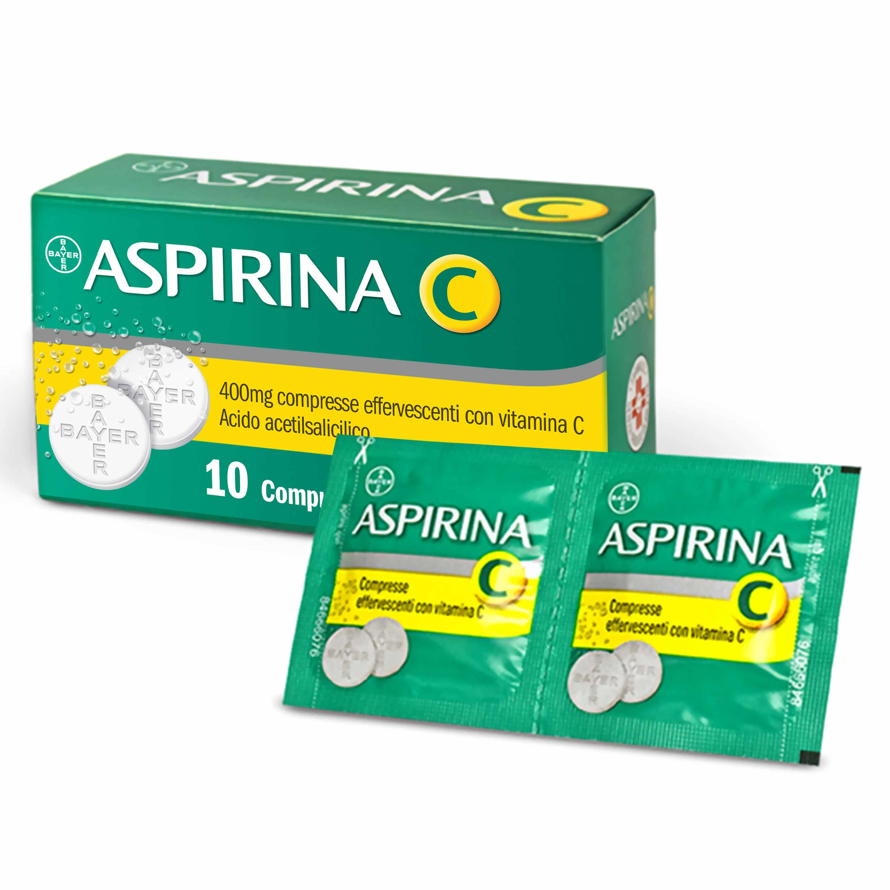 ASPIRINA C*10CPR EFF 400+240MG - pharmaluna