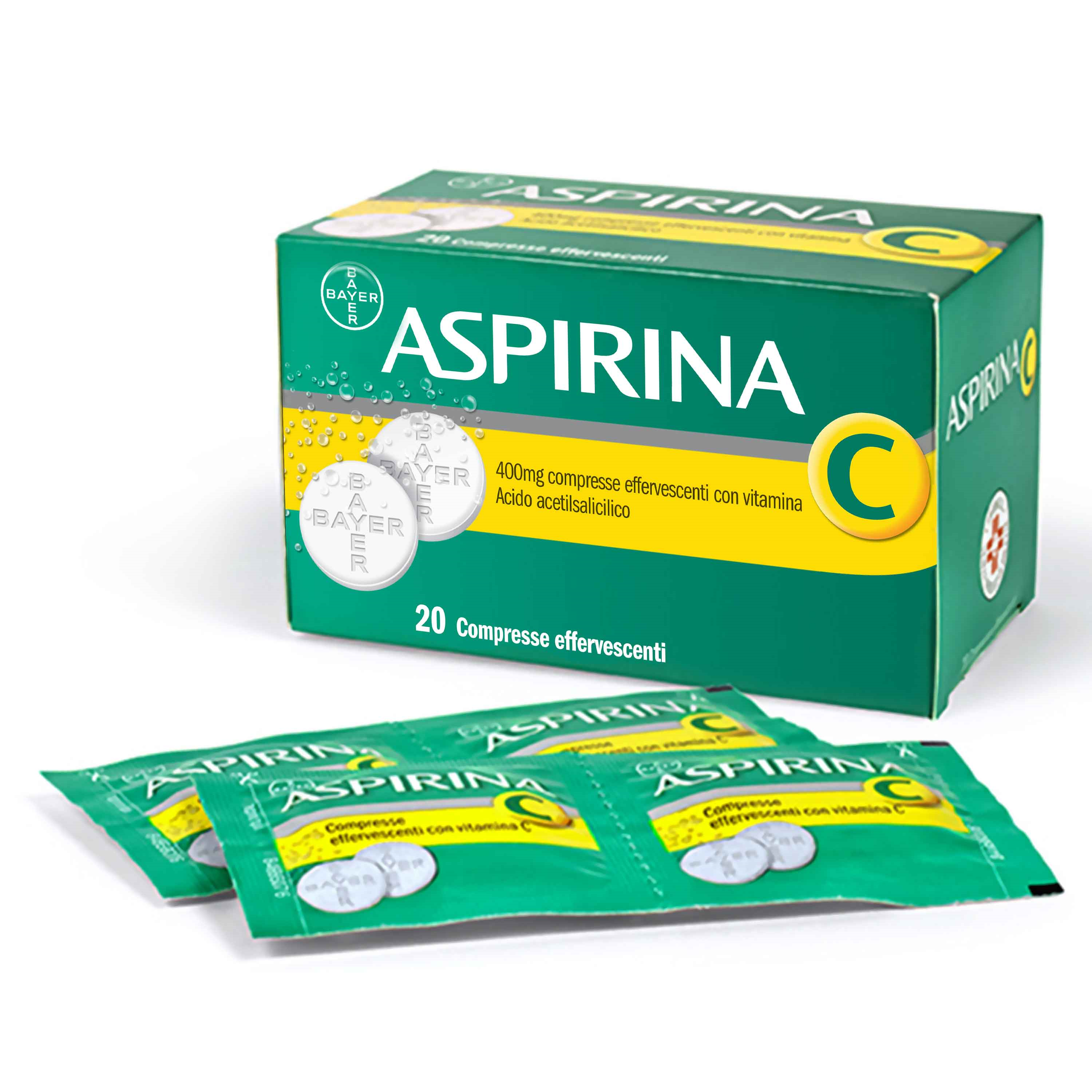 ASPIRINA C*20CPR EFF 400+240MG - pharmaluna