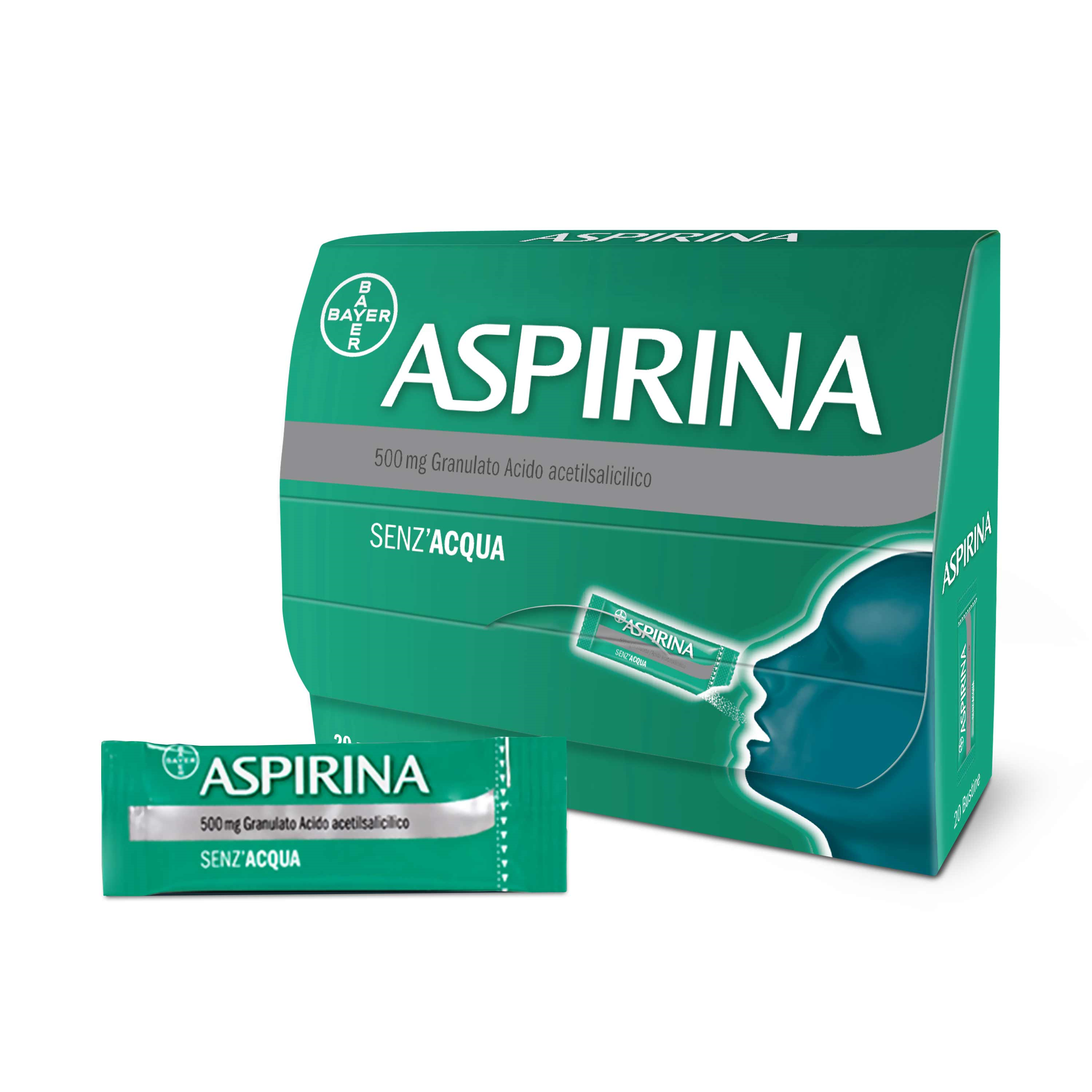ASPIRINA*OS GRAT 20BUST 500MG - pharmaluna