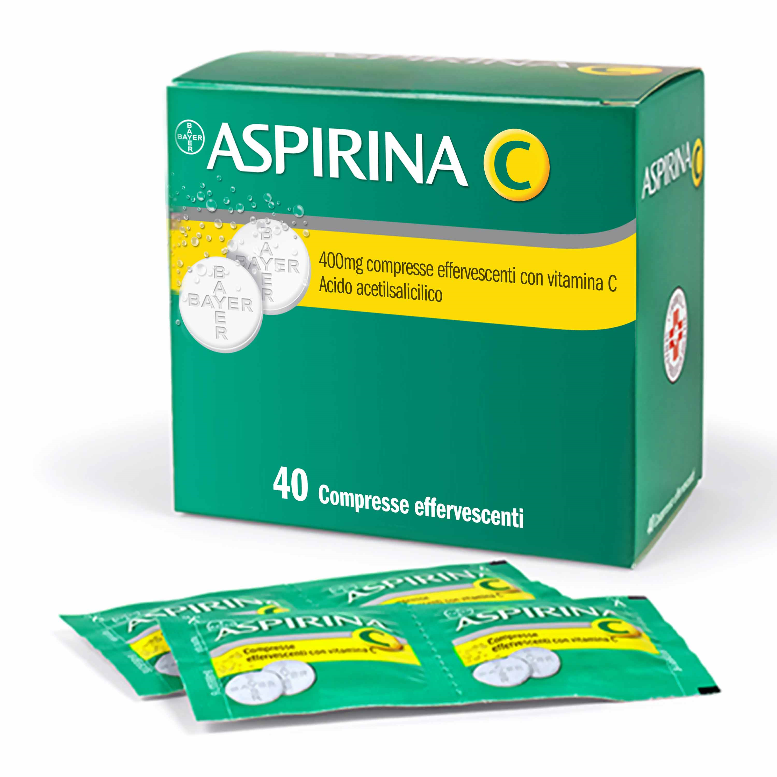 ASPIRINA C*40CPR EFF 400+240MG - pharmaluna