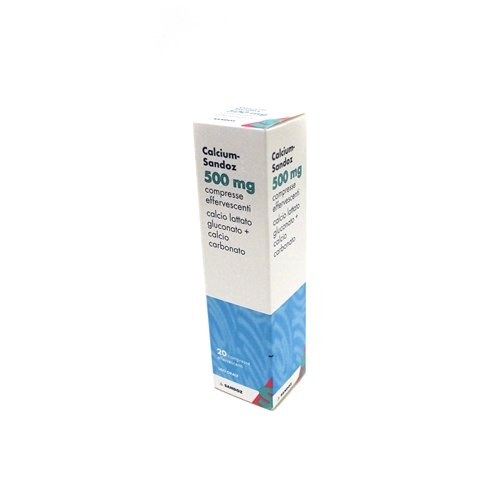 CALCIUM SANDOZ*20CPR EFF 500MG - pharmaluna