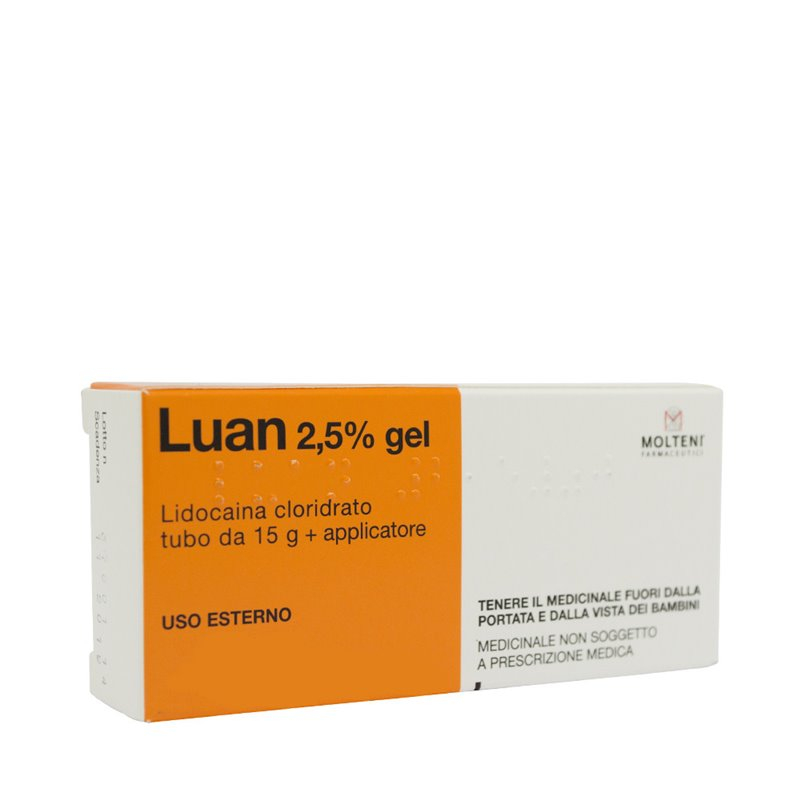 LUAN*GEL 15G 2,5%+APPLICATORE - pharmaluna