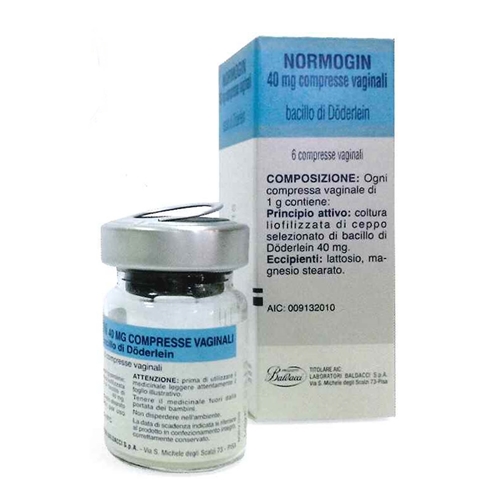 NORMOGIN*6CPR VAG 40MG - pharmaluna