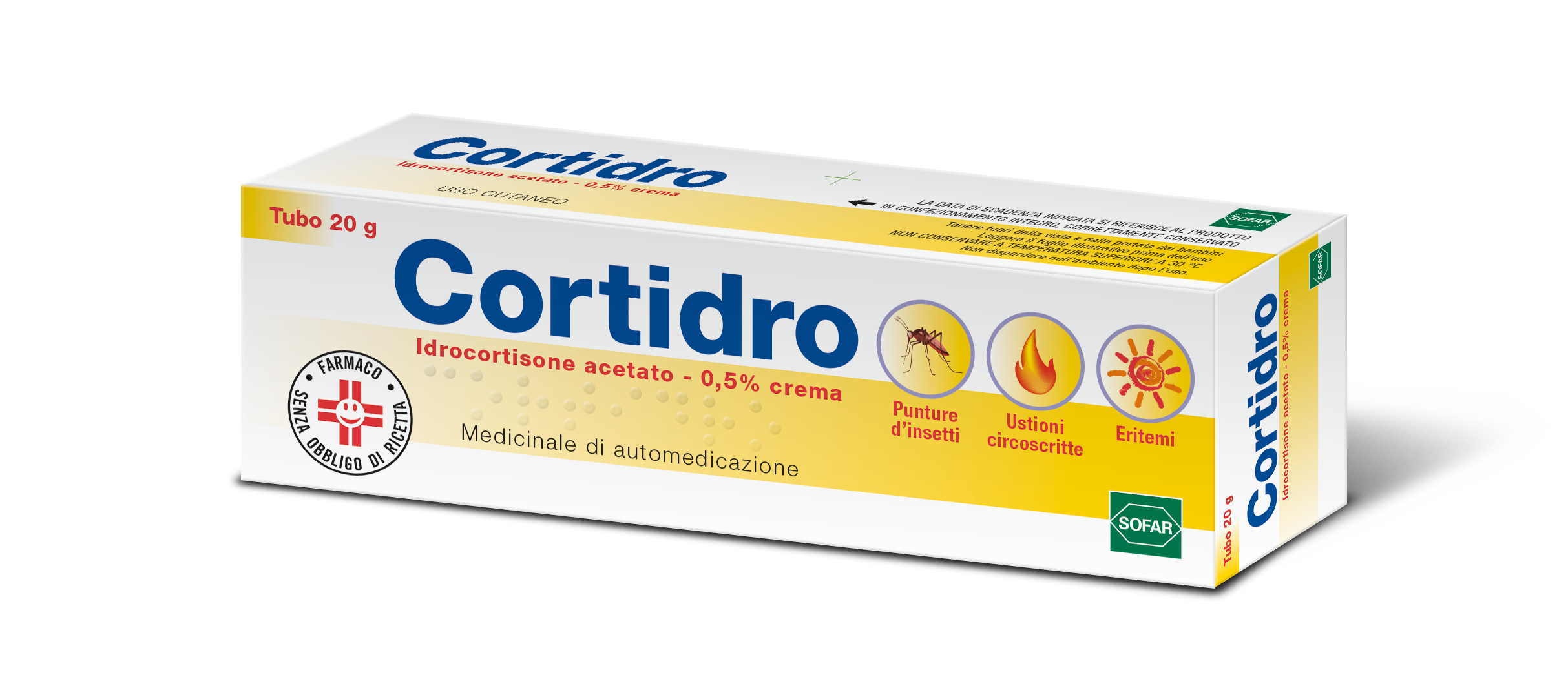 CORTIDRO*CREMA 20G 0,5% - pharmaluna