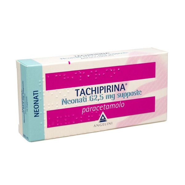 TACHIPIRINA*NEO 10SUPP 62,5MG - pharmaluna