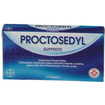 PROCTOSEDYL*6SUPPOSTE - pharmaluna