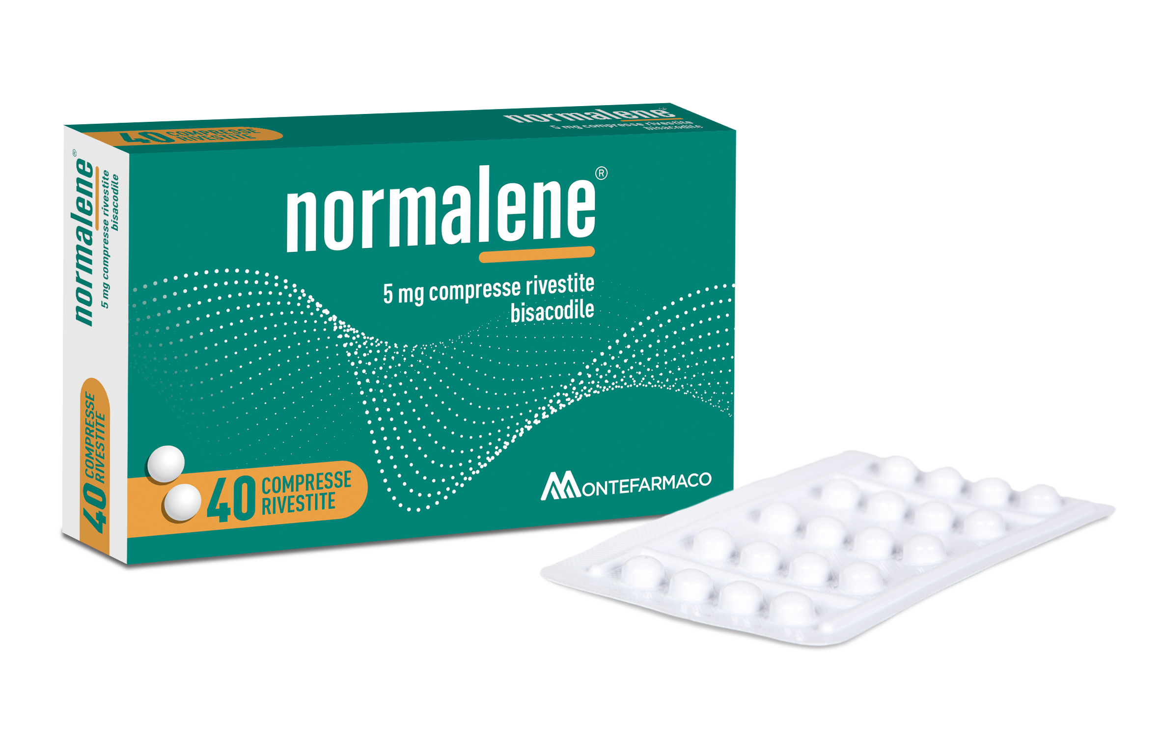 NORMALENE*40CPR RIV 5MG - pharmaluna