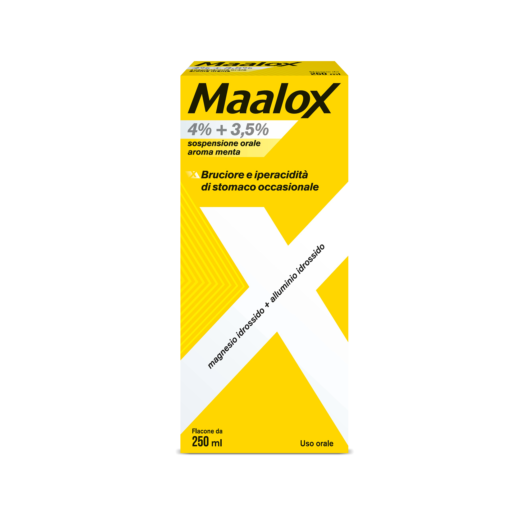 MAALOX*OS SOSP 250ML 4+3,5% ME - pharmaluna