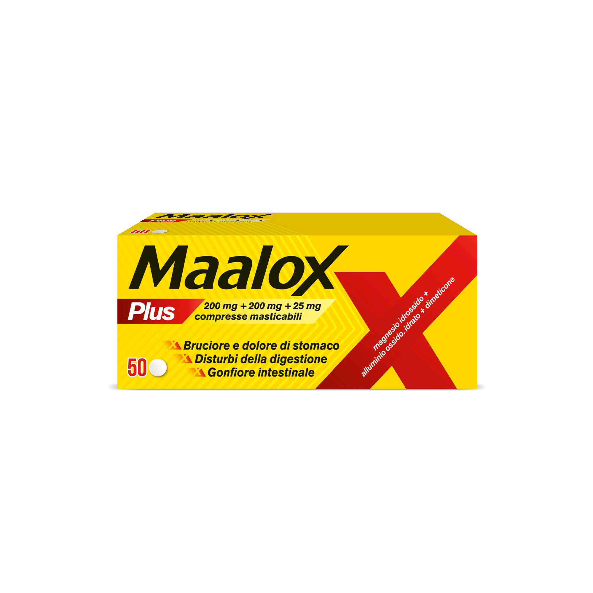 MAALOX PLUS*50CPR MAST - pharmaluna