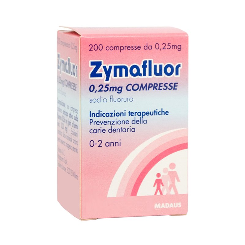ZYMAFLUOR*200CPR 0,25MG - pharmaluna
