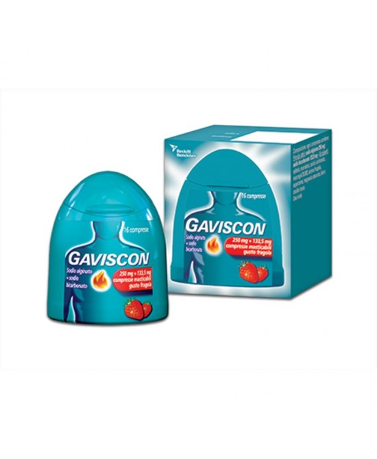 GAVISCON*16CPR FRAG250+133,5MG - pharmaluna
