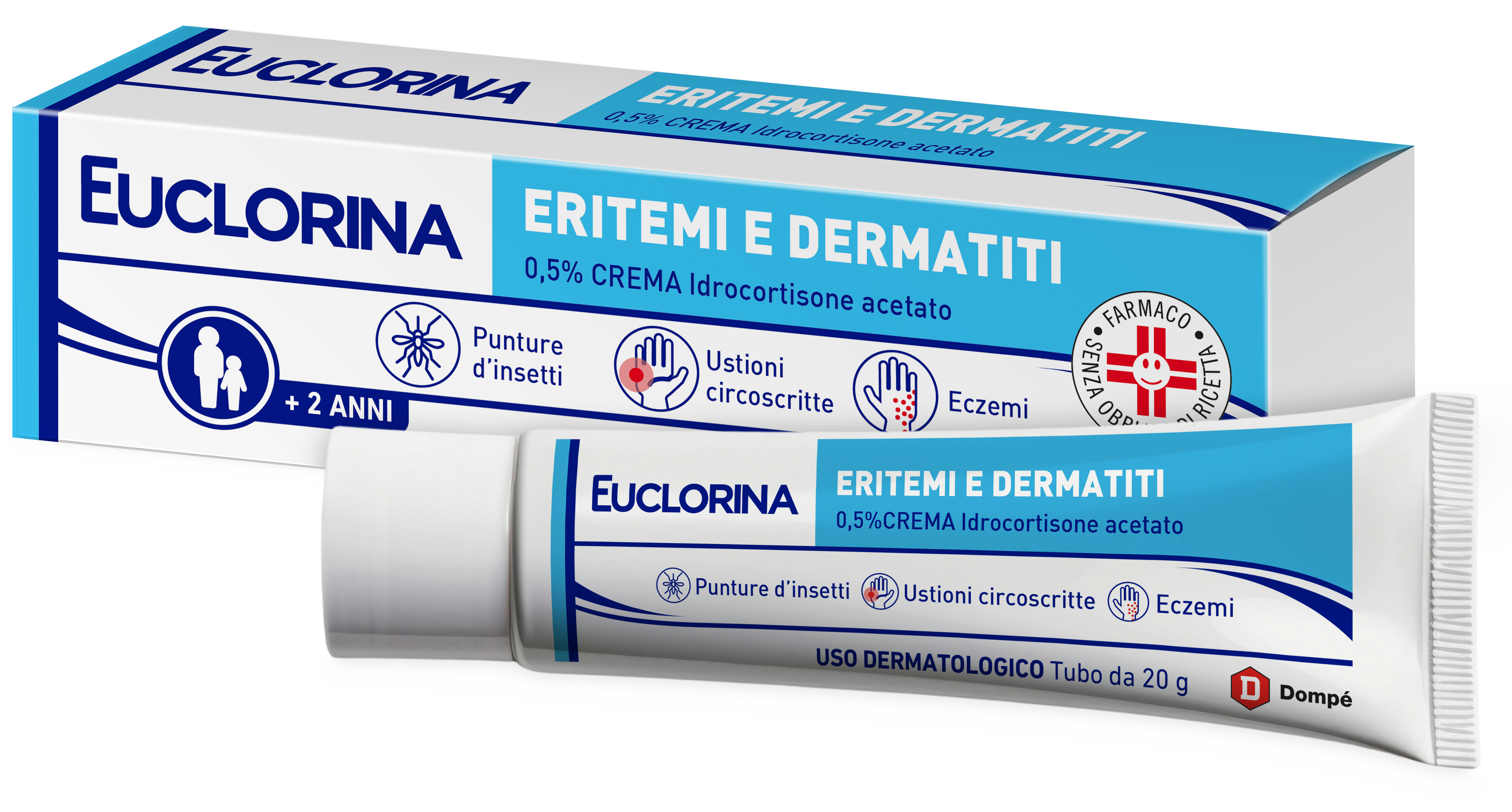 EUCLORINA ERITEMI*CR 20G 0,5% - pharmaluna