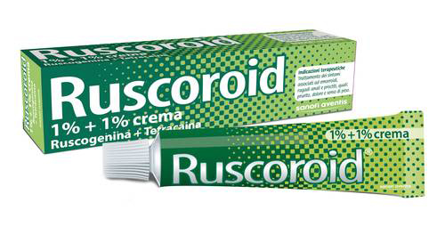 RUSCOROID*CREMA RETT 40G 1%+1% - pharmaluna