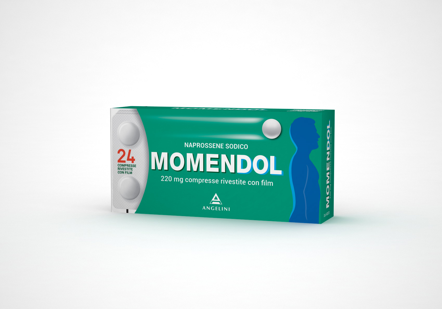 MOMENDOL*24CPR RIV 220MG - pharmaluna