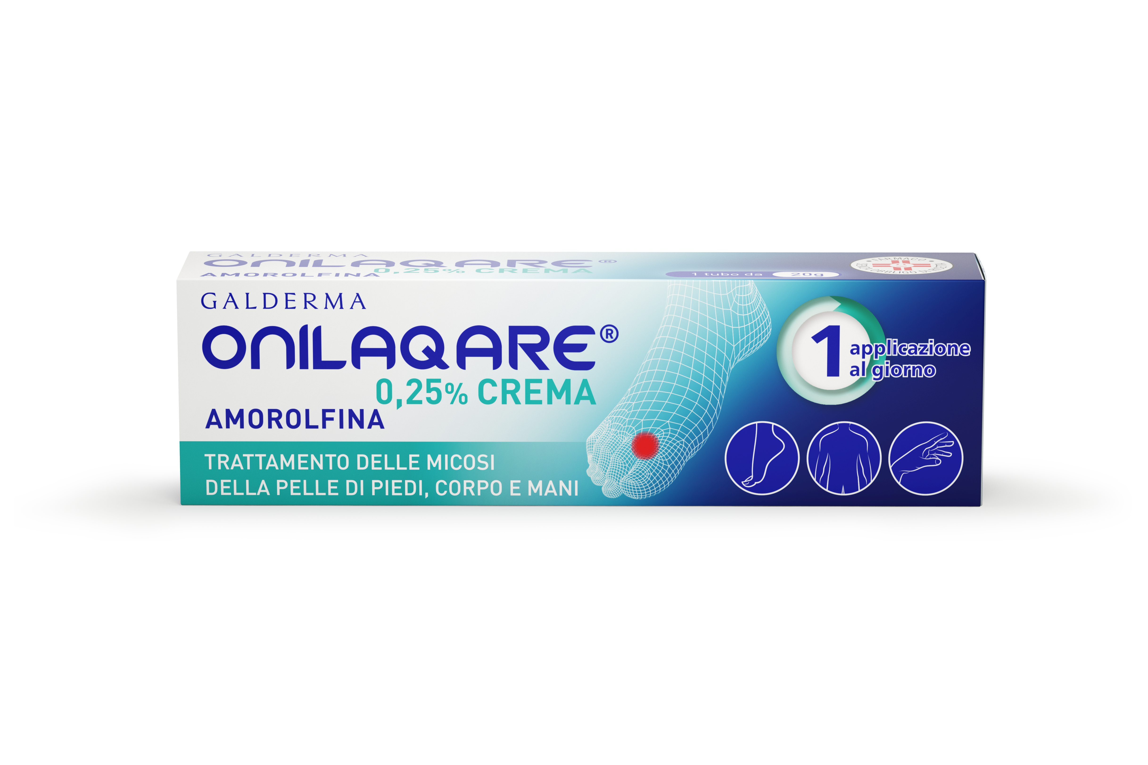 ONILAQARE*DERM CREMA 20G 0,25% - pharmaluna