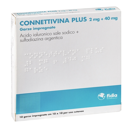 CONNETTIVINA PLUS*10GARZE10x10 - pharmaluna