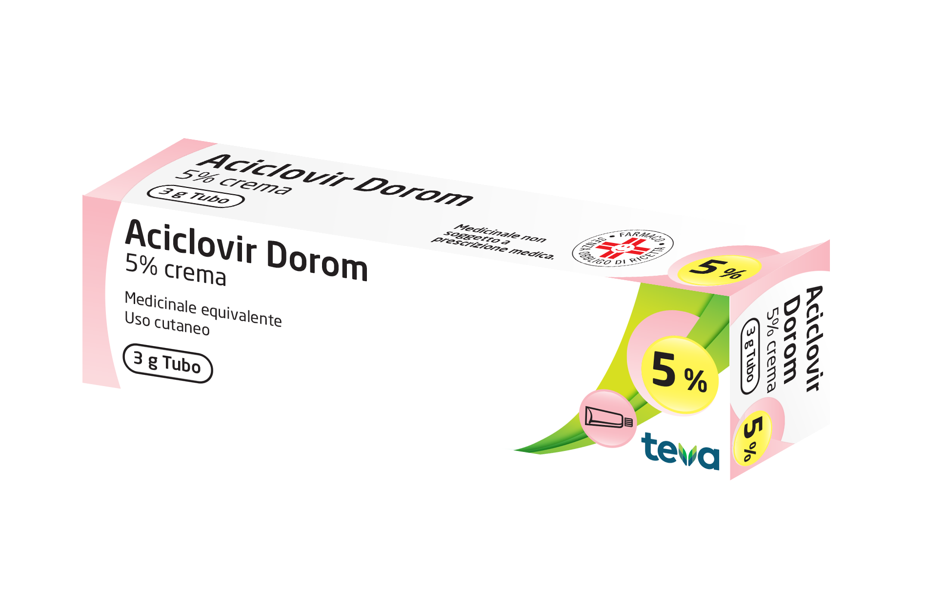 ACICLOVIR DOROM*CREMA 3G 5% - pharmaluna