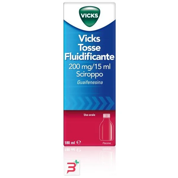 VICKS TOSSE FLUIDIF*FL 180ML - pharmaluna