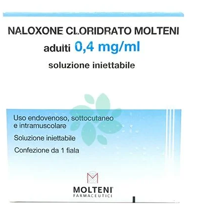 NALOXONE CLOR MOLT*F 0,4MG 1ML - pharmaluna
