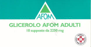 GLICEROLO AFOM*AD 18SUPP2250MG - pharmaluna