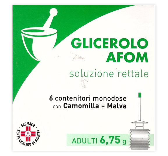 GLICEROLO AFOM*AD 6CONT 6,75G - pharmaluna