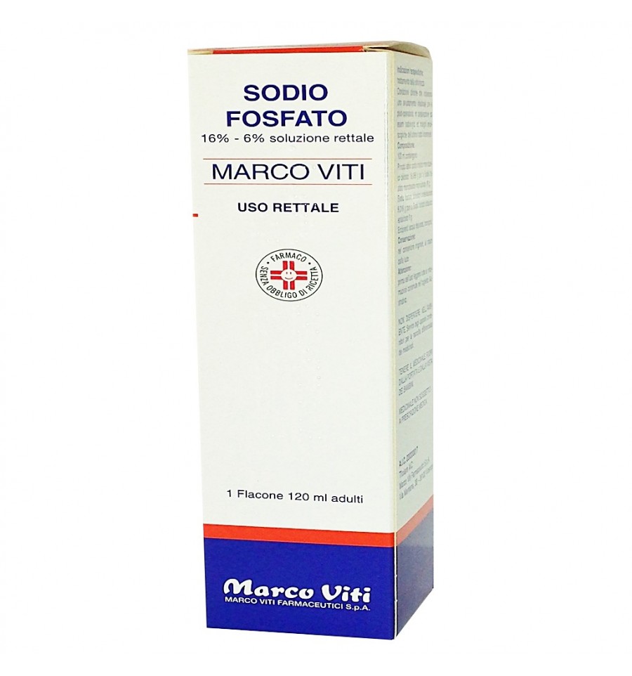 SODIO FOSFATO MV*RETT 120ML - pharmaluna