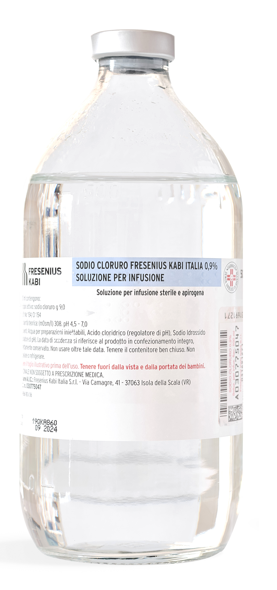 SODIO CLORURO FKI*0,9% 500ML - pharmaluna