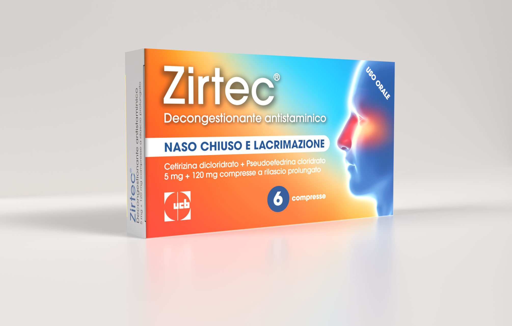 ZIRTEC DECONG ANT*6CPR 5+120MG - pharmaluna