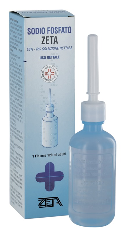 SODIO FOSFATO ZETA*RETT 120ML - pharmaluna