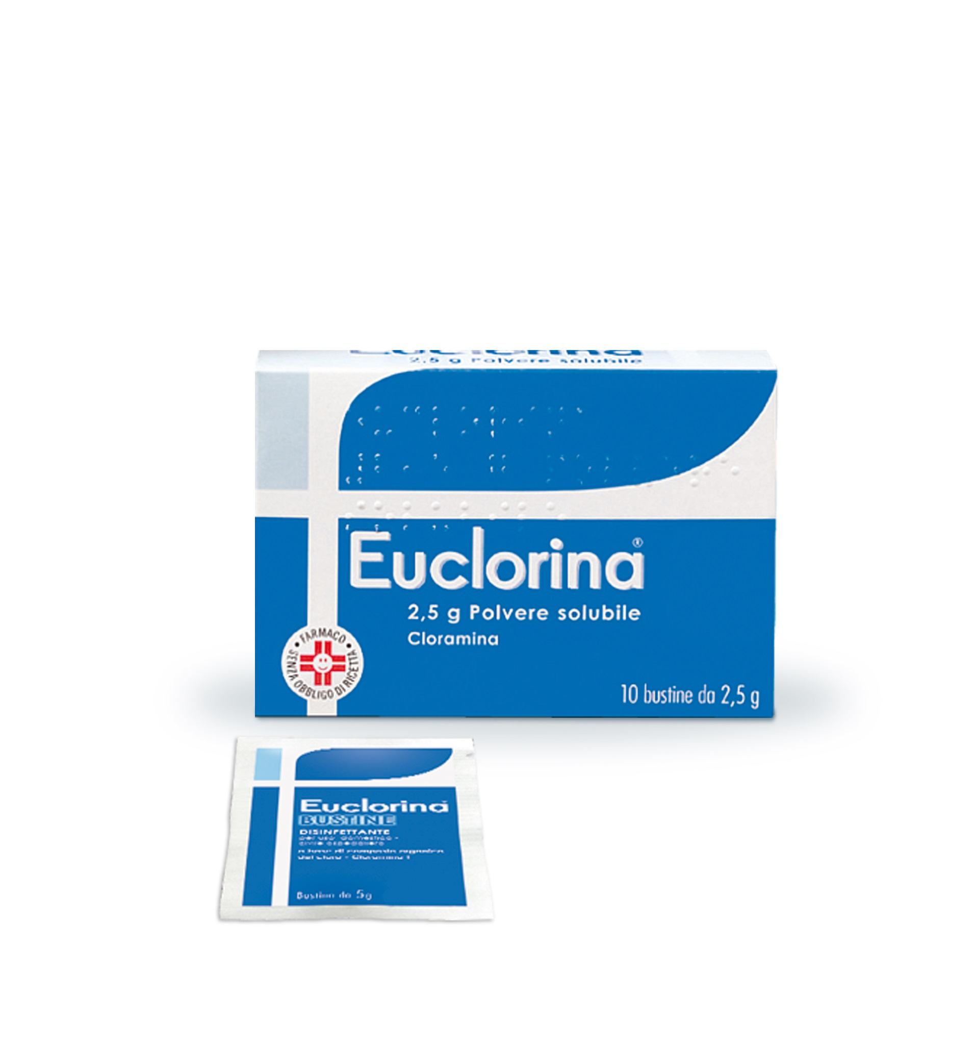 EUCLORINA*POLV SOL 10BUST 2,5G - pharmaluna