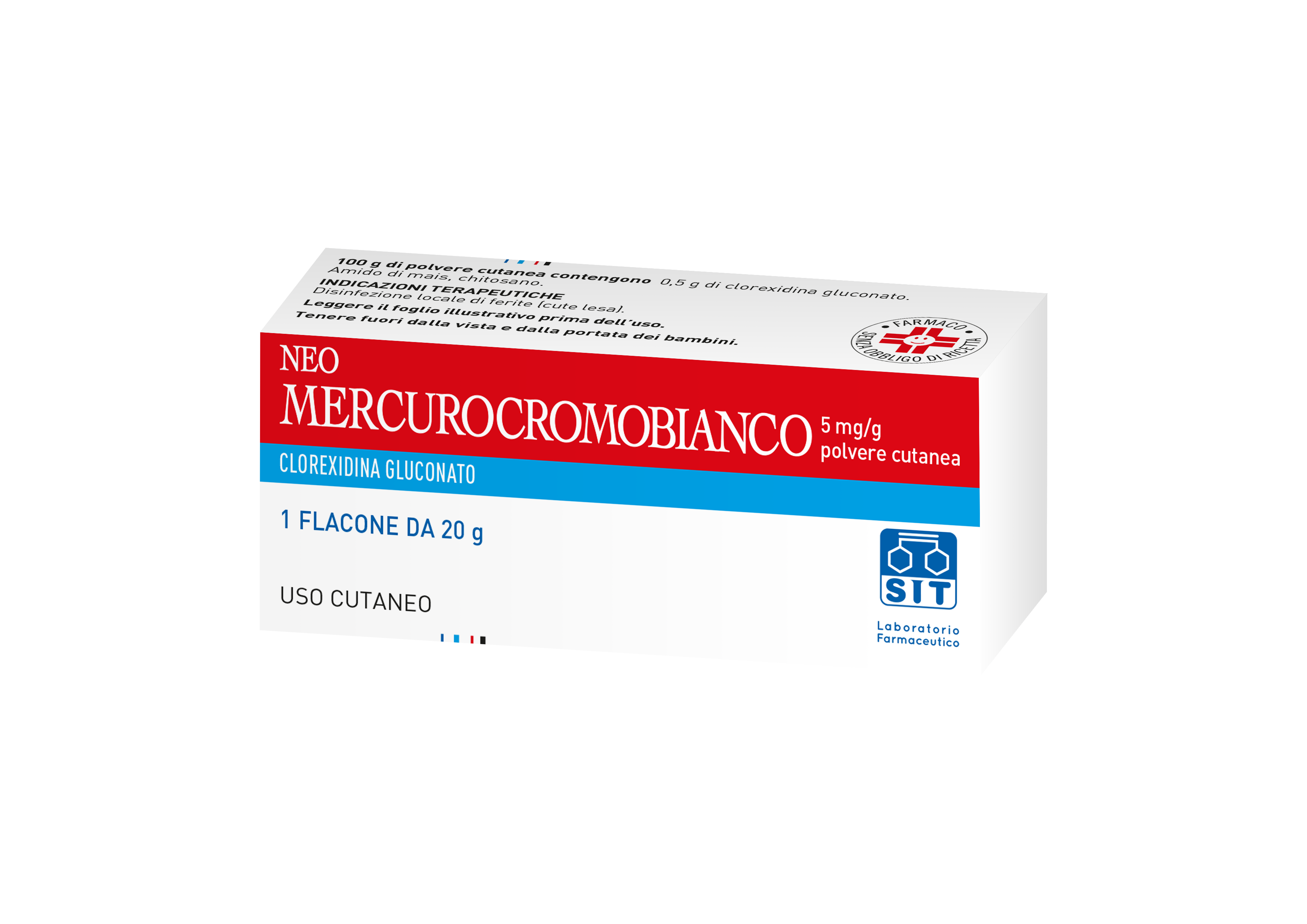 NEOMERCUROCROMO BIANCO*POLV20G - pharmaluna