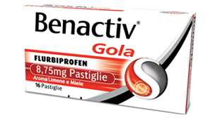 BENACTIV GOLA*16PASTL LIM MIEL - pharmaluna