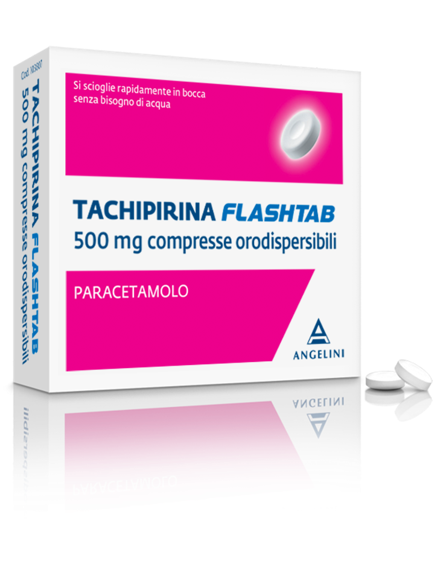 TACHIPIRINA FLASHTAB*16CPR 500 - pharmaluna