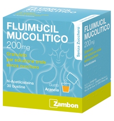 FLUIMUCIL MUCOL*30BUST200MGS/Z - pharmaluna