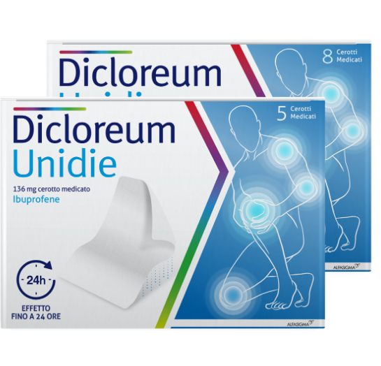 DICLOREUM UNIDIE*5CER 136MG24H - pharmaluna