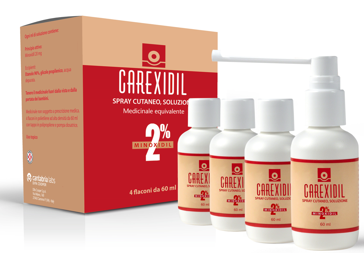 CAREXIDIL*4FL SOLUZ CUT 60ML2% - pharmaluna