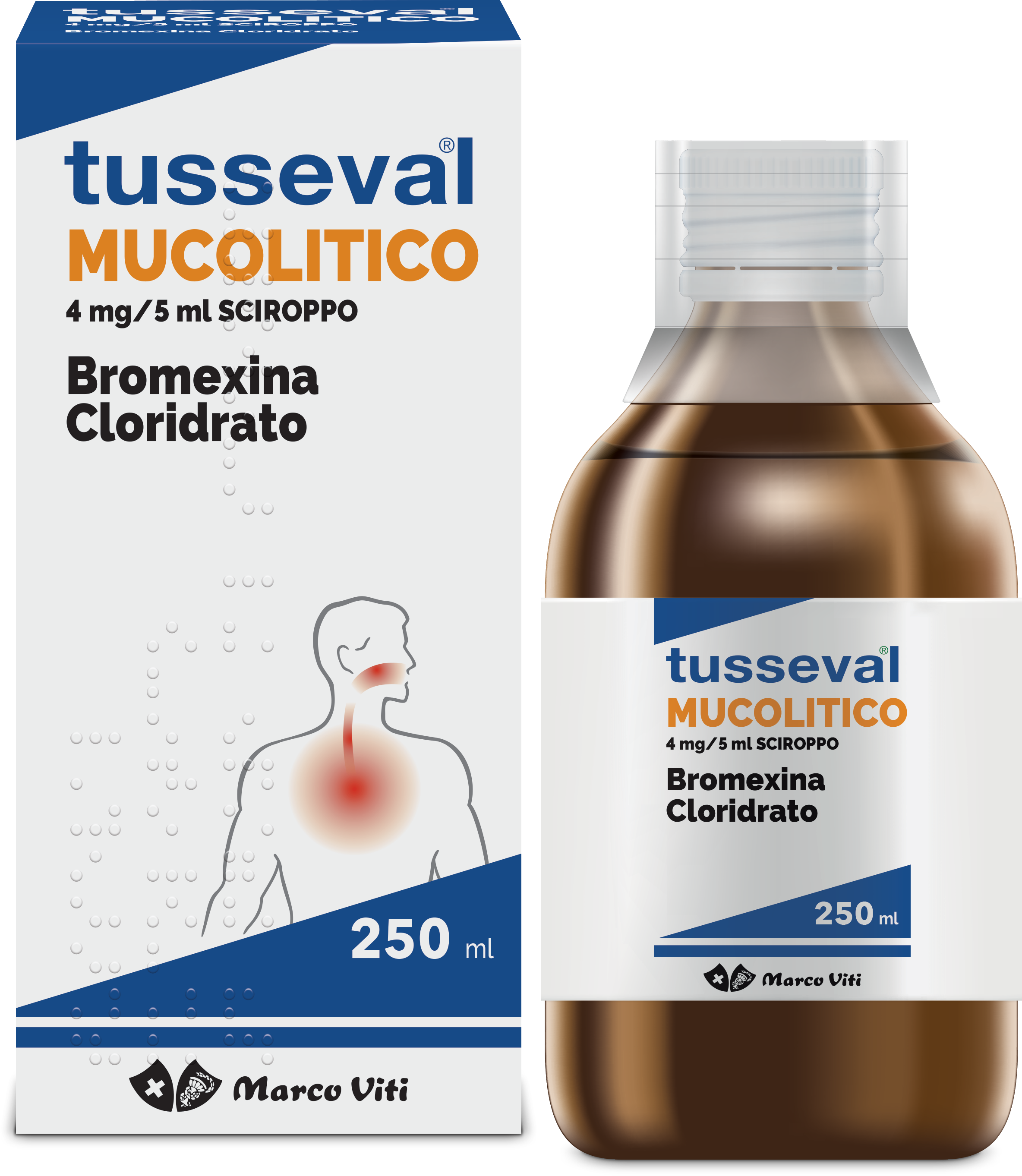 TUSSEVAL MUCOLITICO*SCIR 250ML - pharmaluna