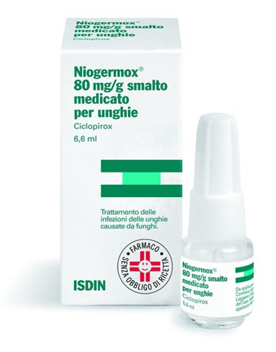 NIOGERMOX*SMALTO UNGHIE 6,6ML - pharmaluna