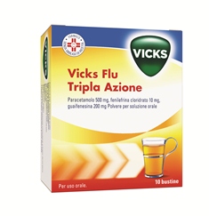 VICKS FLU TRIPLA A*OS 10BUST - pharmaluna